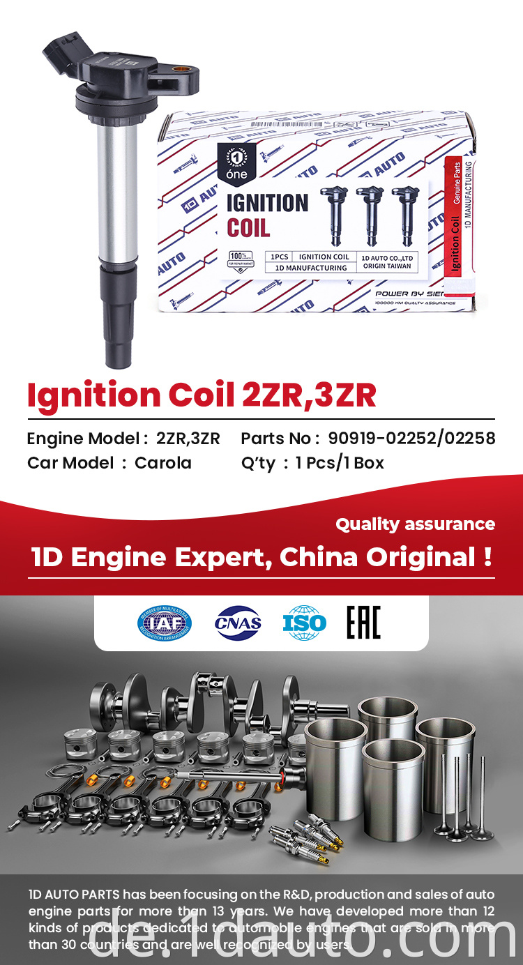 High Performance Ignition Coil For Carola 2ZR 3ZR
